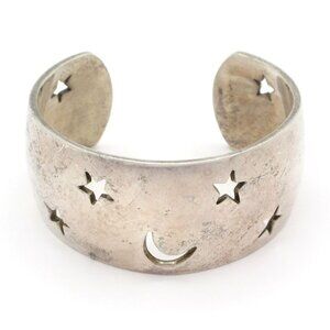 Hermes Bangle Silver Moon Star
